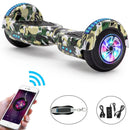 Hoverboard 6.5 Inch Bluetooth Speaker Self Balancing Electric Scooters LED Lights Smart Two Wheels Hover Board Key For Kids Gift