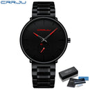 CRRJU Mens Watches Stainless Steel Men&