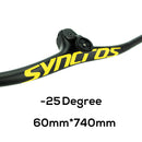 SYNCROS Carbon Fiber Mountain Integrated MTB Handlebar FRASER IC SL -8 -17 -25 Three Specifications with Titanium Screws