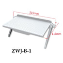 Estante de escritorio KAYQEE, estante de pantalla ajustable, soporte de almacenamiento superior de TV para dispositivos de transmisión, caja de medios, altavoces, decoración del hogar