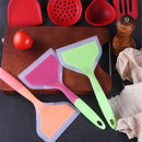 Home Cooking Utensils Silicone Spatulas Beef Meat Egg Kitchen Scraper Wide Pizza Shovel Non-stick Turners Food Lifters