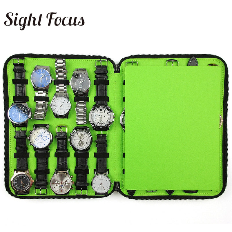 40 Slot Felt Watch Organizer Box Watchband Storage Case for Apple Watch Band Box Pouch Watch Strap Organizer Holder Bag Durable