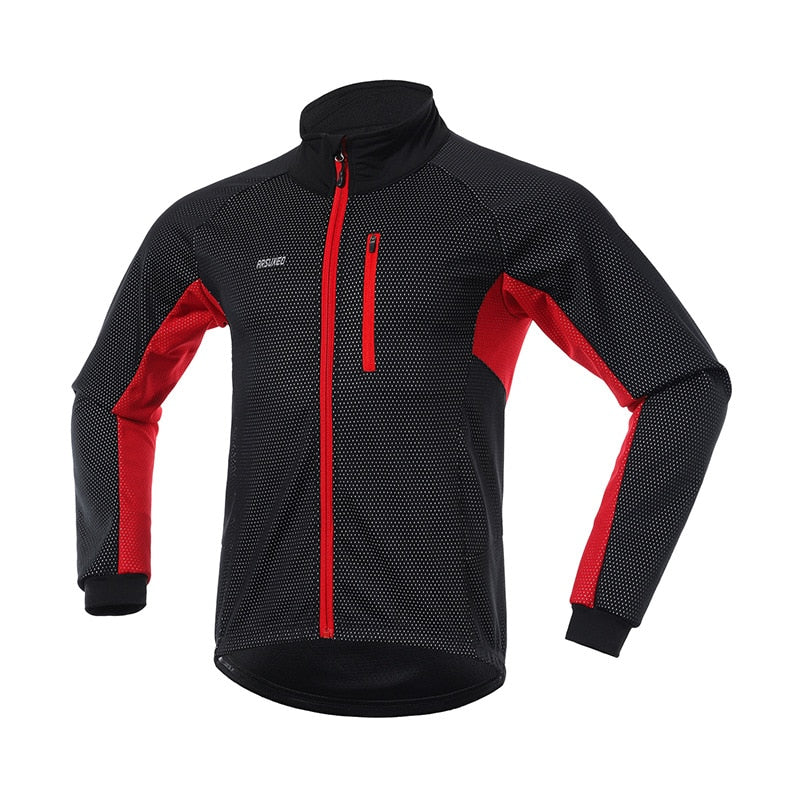 ARSUXEO, chaqueta térmica de invierno para hombre, chaqueta reflectante impermeable a prueba de viento, chaqueta cálida para bicicleta, pantalones MTB, conjuntos de ropa de ciclismo