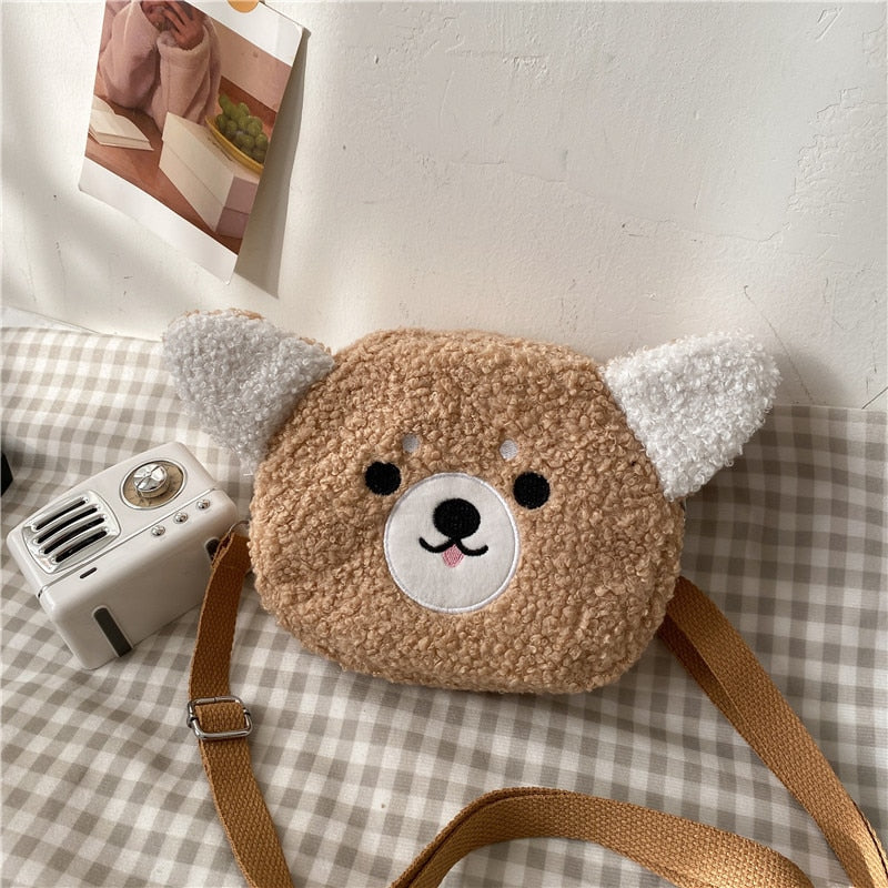 Japanese Style Kawaii Bag Women Cartoon Plush Shoulder Bag For Women 2021 New Crossbody Bag Small Phone&amp;Purse Bag Bolsa Feminina