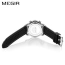 Relogio Masculino MEGIR New Sport Chronograph Silicone Mens Watches Top Brand Luxury Quartz Clock Waterproof Big Dial Watch Men
