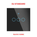 GIRIER Tuya Wifi Light Switch, Smart Touch Wall Switch EU/US Support Multi-way Control 100-240V, Works with Alexa Google Home