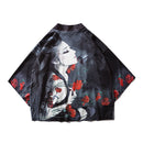 Bebovizi estilo japonés Crane Koi Kimono Tokyo Streetwear Haori hombres mujeres Cardigan Japón chica bata chino dragón Anime ropa