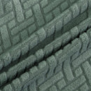 Funda para silla con respaldo de ala Jacquard Spandex Fundas elásticas para sillas de oficina Conjunto elegante de 2 piezas con banda elástica