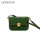 LA FESTIN 2022 Neue Retro Allgleiches Leder Ritter Eidechse Muster Satteltasche Luxus Frauen Marke Nische Schulter Messenger Handtasche