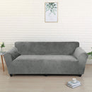 Samt-Sofabezug Elastisches Sofa Funda Sofabezug für Wohnzimmer Ecksofa L-förmiger Sofabezug Housse Canape Dangle