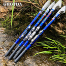 Carbon fiber fishing rod Pesca rock fishing rod 3M 2.7M 2.4M 2.1M 1.8M 1.5M Mini telescopic spinning rod