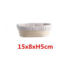 Round /Oval Banneton Brotform Bread Proofing Proving Rattan Basket Bread Banneton Dough Wicker DIY Tool