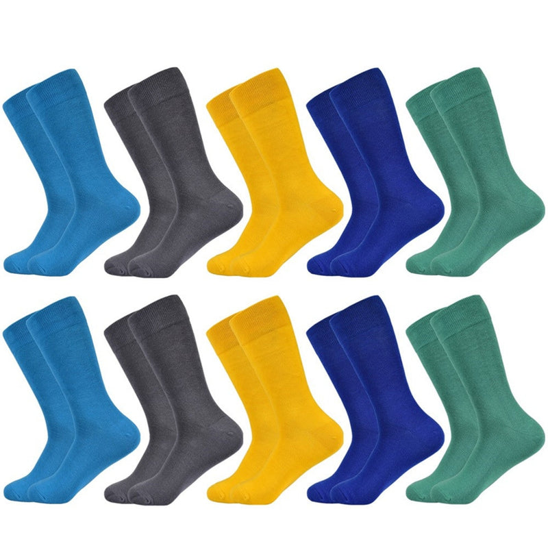 Men&#39;s Socks Cotton Breathable and Sweatproof Multicolor Four Seasons High Quality Black Dress Men&#39;s Crew Socks