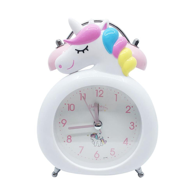 Reloj despertador con diseño de unicornio para niños, luz de noche para dormitorio, relojes de escritorio digitales, regalos para niños y niñas, regalos de Año Nuevo