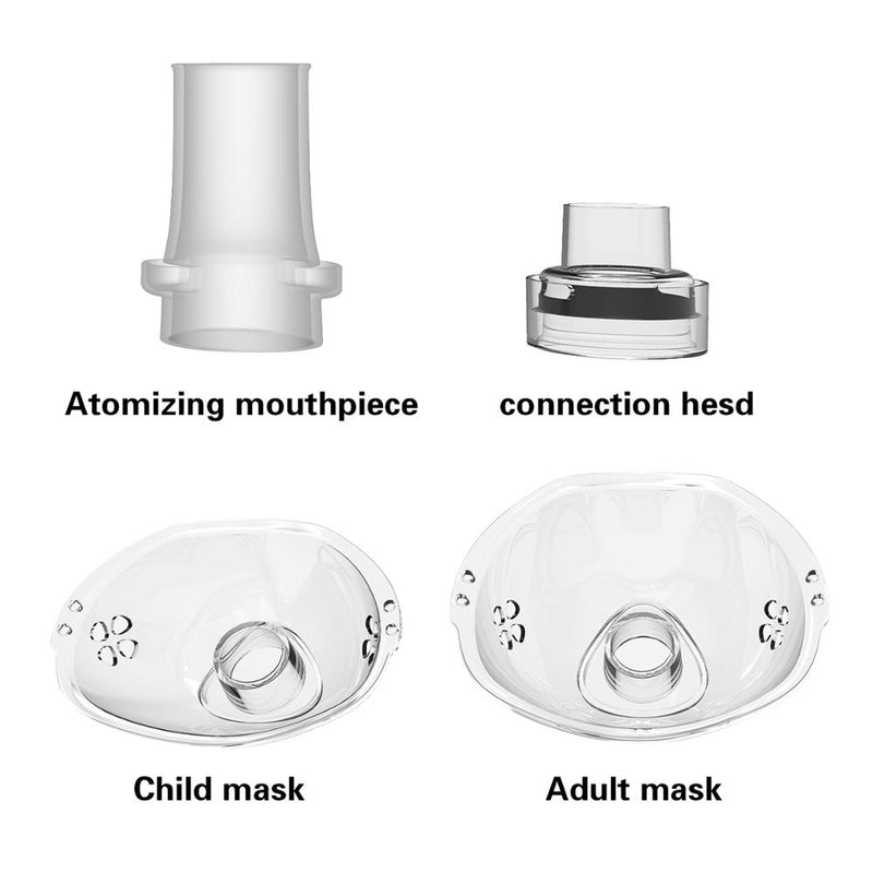 Mini nebulizador de inhalación portátil de mano para el cuidado de la salud, inalador ultrasónico silencioso, nebulizador, automizador recargable para niños y adultos