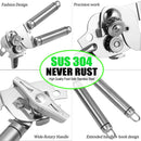 Abrelatas Accesorios de cocina Juegos de artilugios Abrebotellas Acero inoxidable Ergonómico Manual Herramientas de cocina Gratis 2 cuchillas