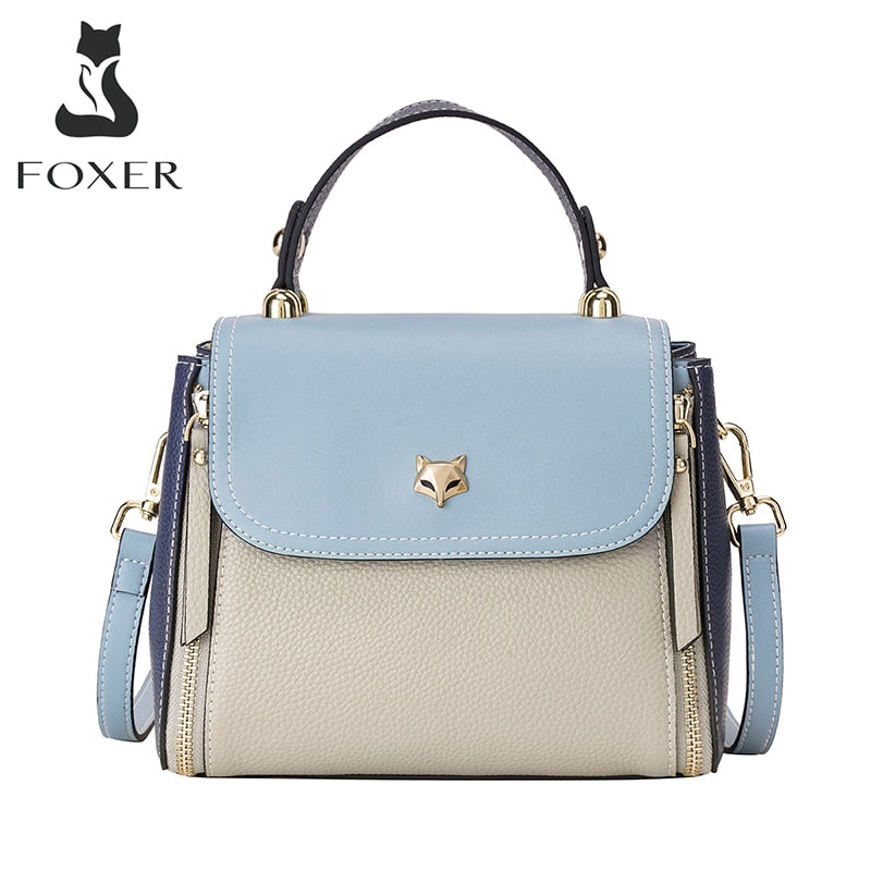 FOXER, bolsos de hombro para mujer, bolsos cruzados, bolso cruzado a la moda, bolso elegante de gran capacidad, bolso de mensajero mediano para mujer