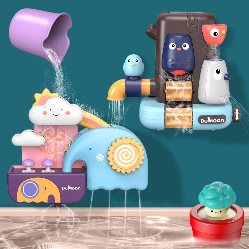 Bath Toys Pipeline Water Spray Shower Game Elephant Bath Baby Toy for Children Swimming Bathroom Bathing Shower Kids Toy