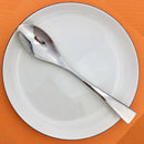 Gran oferta, juego de vajilla de plata con espejo pulido brillante de 24 piezas, juego de cubiertos de acero inoxidable, venta al por mayor