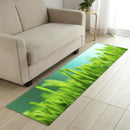 Kitchen Doormat 3D Green Grass Bamboo Print Floor Mat Hallway Living Room Balcony Bath Mat Non Slip Area Rugs Bathroom  Carpet