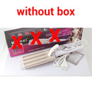 Kemei Professional Curling Iron Ceramic Triple Barrel Hair style Hair Waver Styling Tools 110-220V Hair Curler Electric Curling