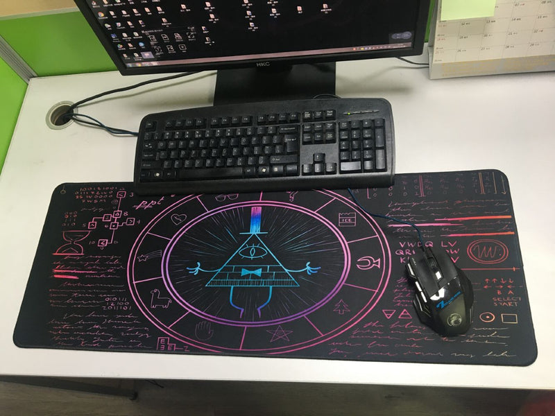 Game Mousepad RGB Personality Mathematician Digital LED Game Accessories Computer Keyboard Carpet Pad PC Notebook Gamer Desk Mat