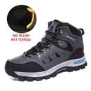 Brand Winter Men's Boots Plush Warm Men's Snow Boots Waterproof Men's Ankle Boots Breathable Handmade Outdoor Men Hiking Boots