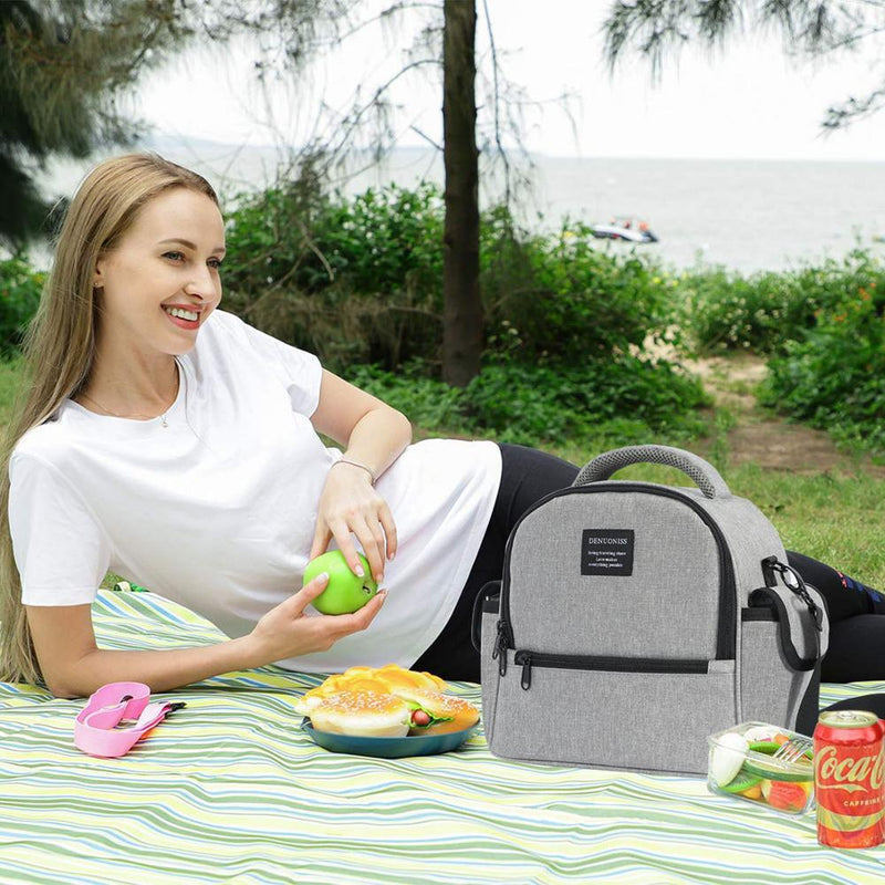 DENUONISS Creative Picnic Lunch Box Bag Insulated Lunch Bag Isothermal Thermal Bag Insulation Package Thermal Bolus