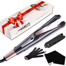 Hair Curler Hair Straightener 2 in 1 Professional Hair Curling Irons 3D Concave and Convex Titanium Plate Dual Voltage Flat Iron