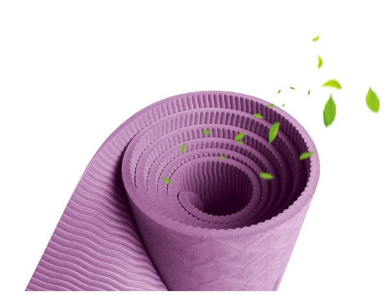 6MM density TPE Yoga Mat Exercise Pad Non-slip Folding Gym Fitness Pilates Supplies Non-skid Floor Play Mat