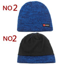 Skullies Beanies Men Winter Hat Women Knitted Hats For Men Cap Winter Beanie Hat Gorro Thick Warm Brimless Fur Bonnet Men&