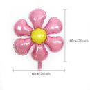 Flower Foil Balloons leaf Flower Baloon Birthday Party Wedding decorations Party Suplies Globos Baby Shower Girls Children toys