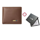 Smart Anti-lost Wallet Tracker  Genuine Leather Men wallets Soft Bluetooth-compatible Leather Purse Male Luxury Men&