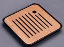 Bamboo Tea Tray Solid Bamboo Tea Board Kung Fu Tea Set with Drain Rack Tools Tea Serving Teapot Tray Set Teal Kitchen Accessorie