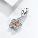 BELAWANG, cuentas de plata DIY, pulsera con abalorio Original, abalorio de plata de ley 925, cuentas de flor de loto esmaltadas, joyería de moda