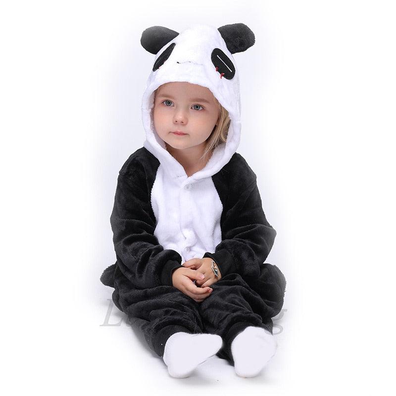 Stitch Onesies Kigurumi Winter Women Panda Pajamas Boys Girls Animal Pyjamas Adults Kids Costumes Flannel Cartoon Sleepwear