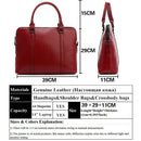 New Genuine Leather Briefcase For Woman Laptop Computer Bag Women&