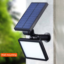 Solar Power Lamp 48 leds Solar Street Light For Outdoor Garden Wall Yard LED Security Lighting Adustable Lighting Angle 280lm