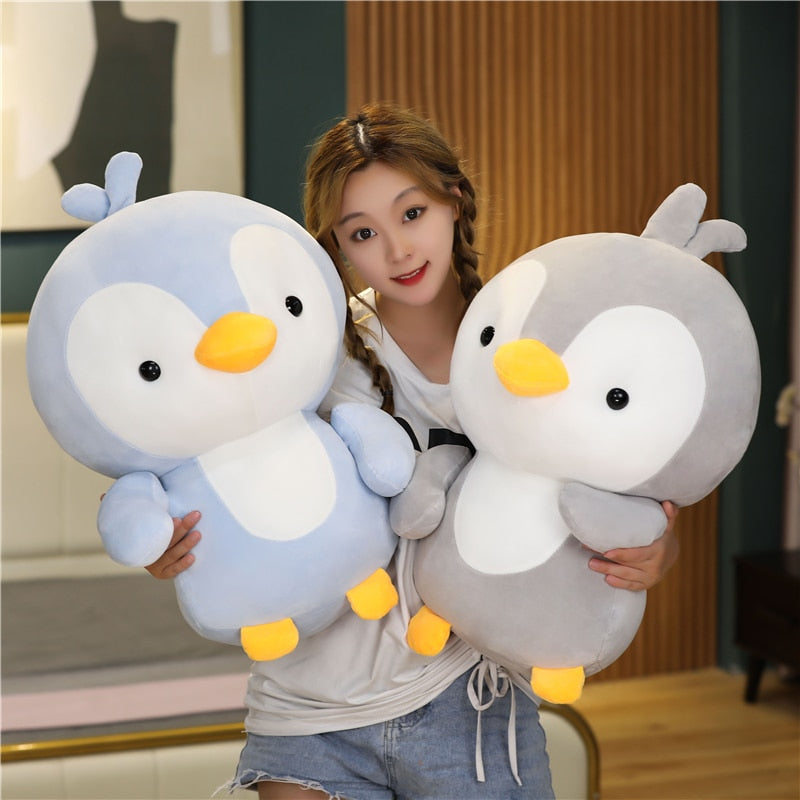 35/45/55cm Lovely Couple Penguin Plush Toys Stuffed Animal Hug Pillow Cute Soft Penguin Dolls Baby Girls Valentine&