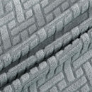 Funda para silla con respaldo de ala Jacquard Spandex Fundas elásticas para sillas de oficina Conjunto elegante de 2 piezas con banda elástica