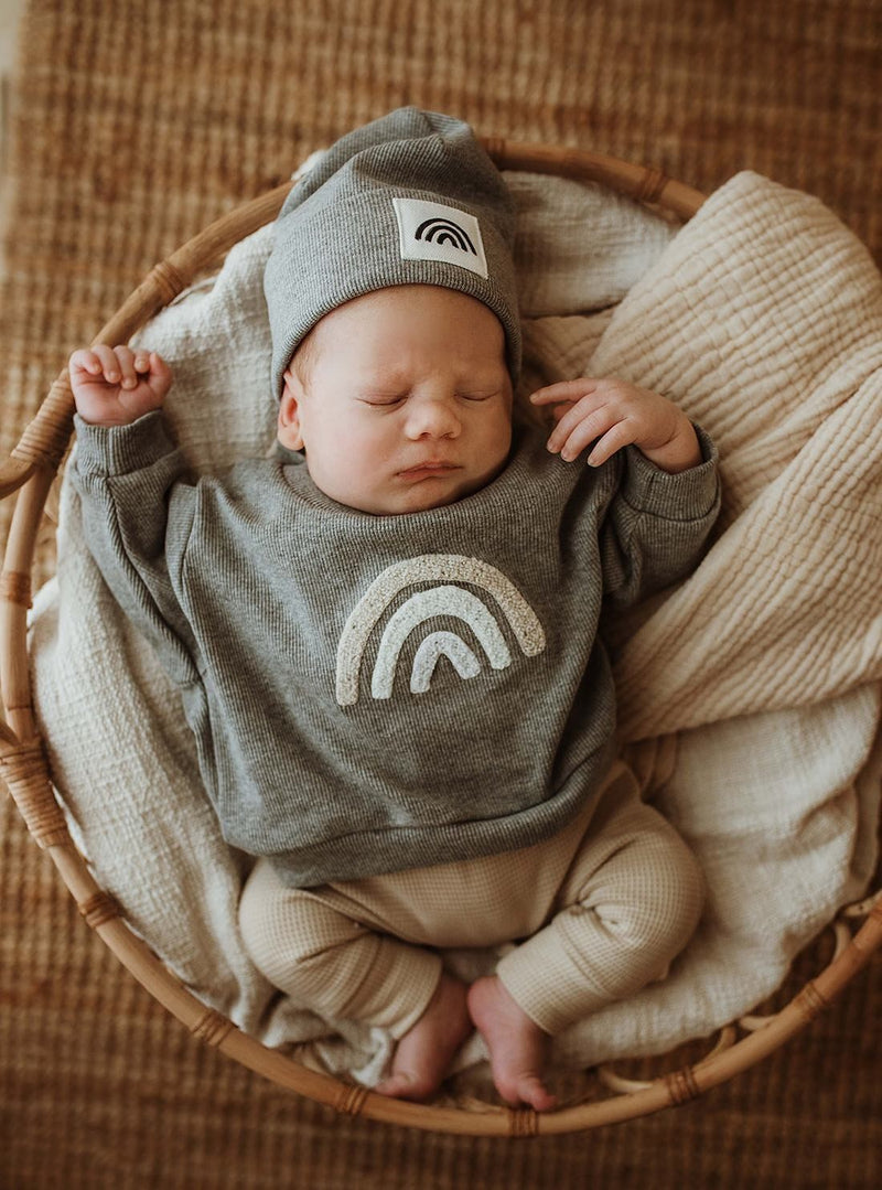 Toddler Baby Clothing Sets For Infant Baby Boys Clothes Set Rainbow Pullover+pants 2pcs Outfit Kids Costume 2023 Spring Outfit