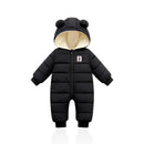 Overalls Babykleidung Winter Plus Samt Neugeborenes Baby Jungen Mädchen Warmer Dicker Overall Mit Kapuze Outfits Schneeanzug Mantel Kinder Strampler