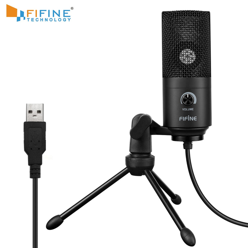 Recording Microphone USB Socket suit for Computer Windows laptop High Sensitivity for Instrument Game Video  Recording K669B