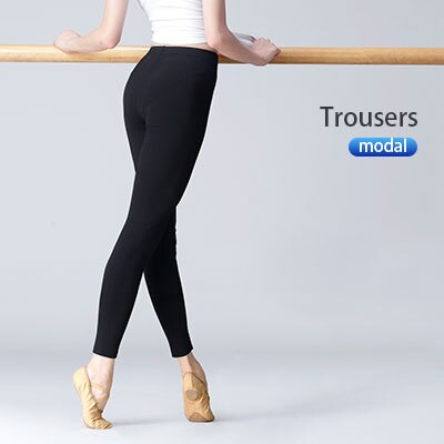 Women Cotton Ballet Pants Leggings Dancing Gymnastics Trousers Bodybuilding Daily Pants for Ballerina