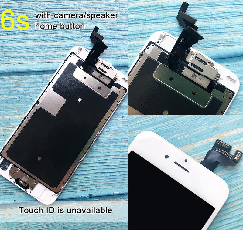 Für iPhone 6 LCD Full Set Assembly Complete Touch Für iPhone 6S Bildschirmersatz Display Für iPhone 7 LCD-Kamera + Home-Taste