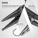 Booms Fishing F07 Stainless Steel Fishing Pliers Braid line Cutters Crimper Hook Remover Saltwater Resistant Fishing Gear Tool