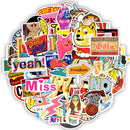 200 PCS Classic Trendy Stickers for Laptop Luggage Phone Guitar Skateboard Fridge Motor Bike Car Decal Toy Graffiti Sticker Bomb