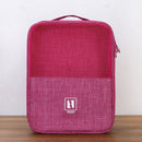 3-lagige Reise-Schuhtasche, tragbarer Organizer, Aufbewahrungstasche, 3 Paar Schuhe, passend für Trolley, Reisegepäck, Handtasche XA48C