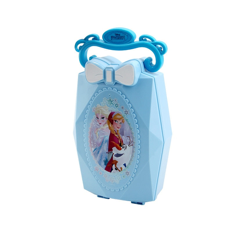 Nuevo Disney girls frozen elsa anna Cosmetics Beauty Set juguete niños Blancanieves princesa moda juguetes jugar casa niños regalo