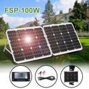 Dokio 100 W (2 piezas x 50 W) Panel solar plegable China Pannello Solare Controlador USB Celda de batería solar/Módulo/Cargador de sistema